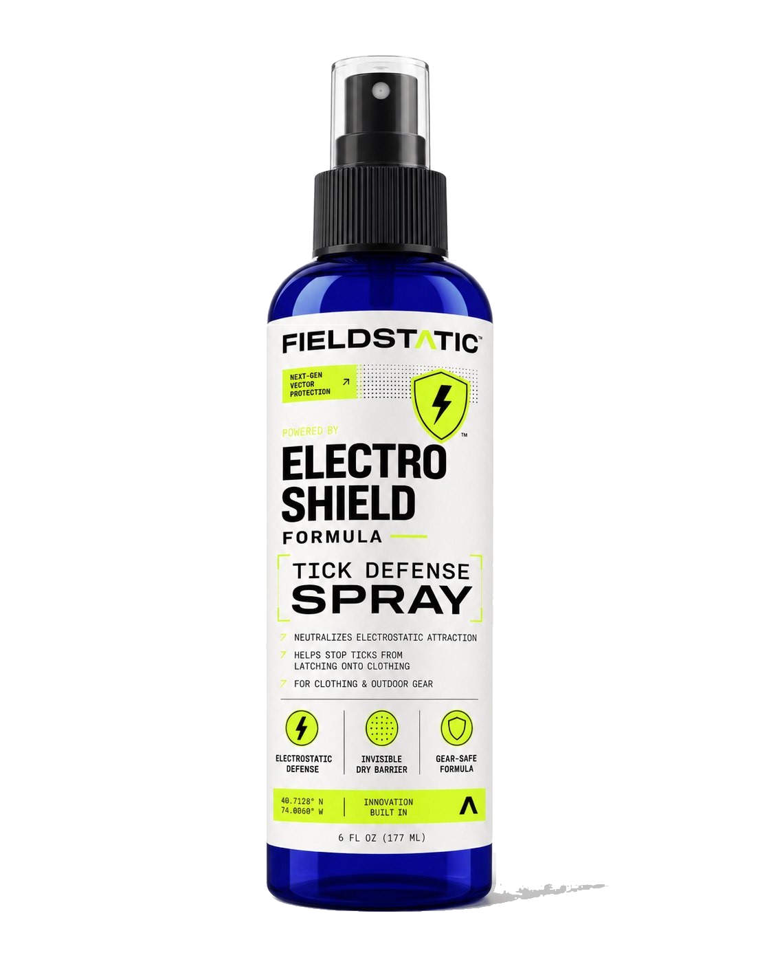 Fieldstatic Electro Shield tick defense spray bottle